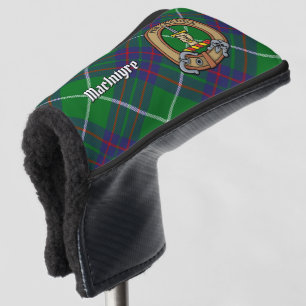 Couvre-club De Golf Clan MacIntyre Crest sur la chasse Tartan