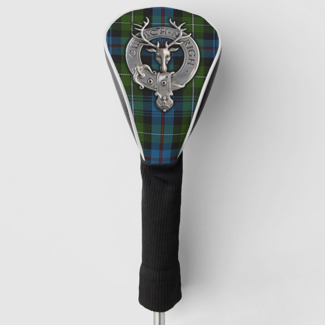 Couvre-club De Golf Clan MacKenzie Crest & Tartan (Devant)