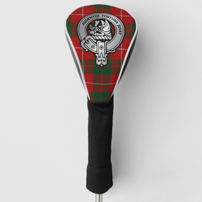 Couvre-club De Golf Clan MacKinnon Crest & Tartan (Devant)