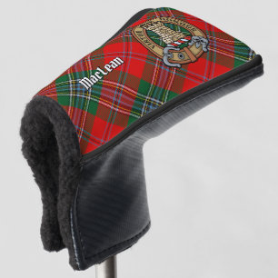 Couvre-club De Golf Clan MacLean Crest sur Tartan