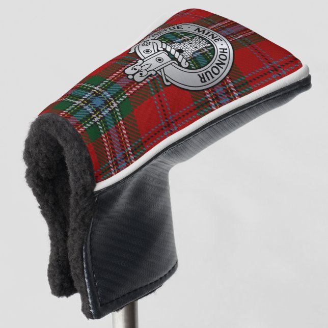 Couvre-club De Golf Clan MacLean Crest & Tartan (Devant 3/4)