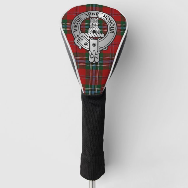 Couvre-club De Golf Clan MacLean Crest & Tartan (Devant)