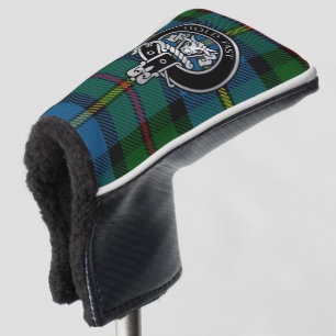 Couvre-club De Golf Clan MacLeod Crest & Hunting Tartan Golf Head Cove