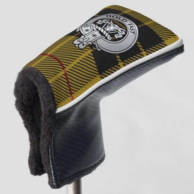Couvre-club De Golf Clan MacLeod Crest & Tartan (Devant 3/4)