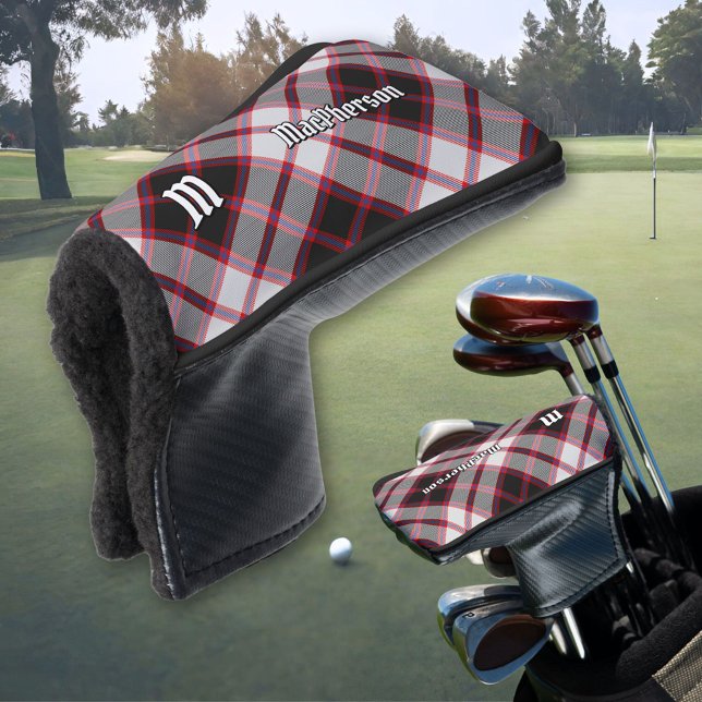 Couvre-club De Golf Clan MacPherson Chasse Tartan Golf Head Cover (Créateur téléchargé)