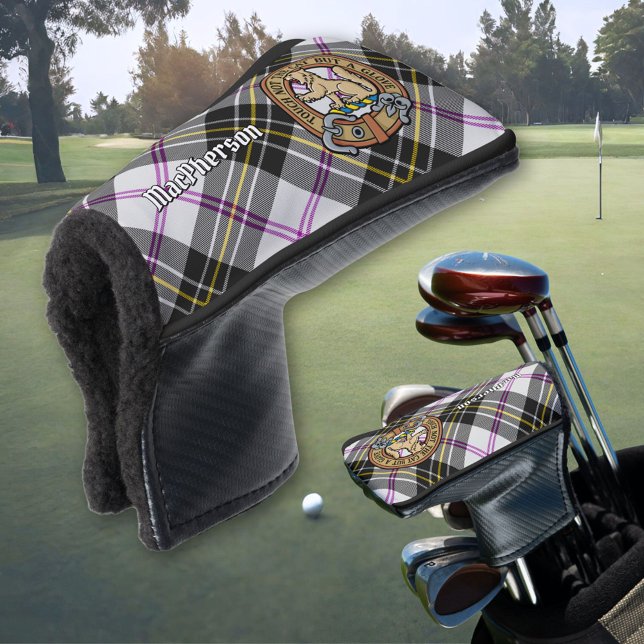 Couvre-club De Golf Clan MacPherson Crest sur le tatan de robe (Créateur téléchargé)