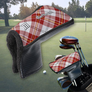Couvre-club De Golf Clan MacPherson Robe Rouge Tartan Golf Tête Couver