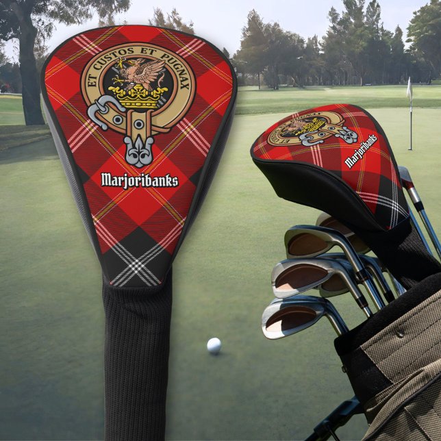Couvre-club De Golf Clan Marjoribanks crête sur Tartan (Créateur téléchargé)