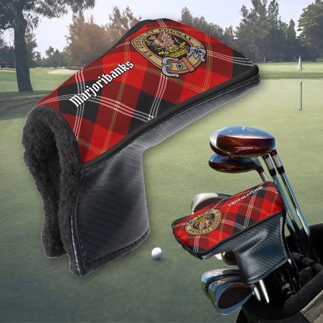 Couvre-club De Golf Clan Marjoribanks crête sur Tartan (Créateur téléchargé)
