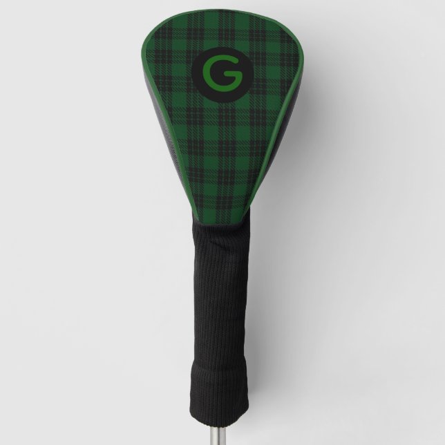 Couvre-club De Golf Clan monogramme Graham Tartan Plaid Driver Cover (Devant)
