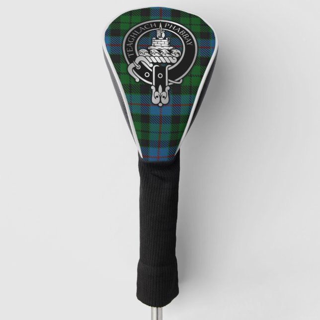 Couvre-club De Golf Clan Morrison Crest & Hunting Tartan (Devant)