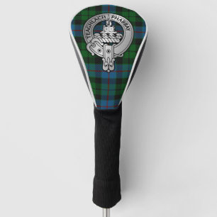 Couvre-club De Golf Clan Morrison Crest & Hunting Tartan Golf Head Cov