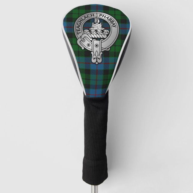 Couvre-club De Golf Clan Morrison Crest & Hunting Tartan Golf Head Cov (Devant)