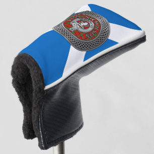 Couvre-club De Golf Clan Nicholson Crest & Tartan Knot