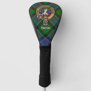 Couvre-club De Golf Clan Paterson Crest sur Tartan