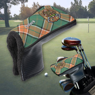 Couvre-club De Golf Clan Pollock Crest sur Tartan