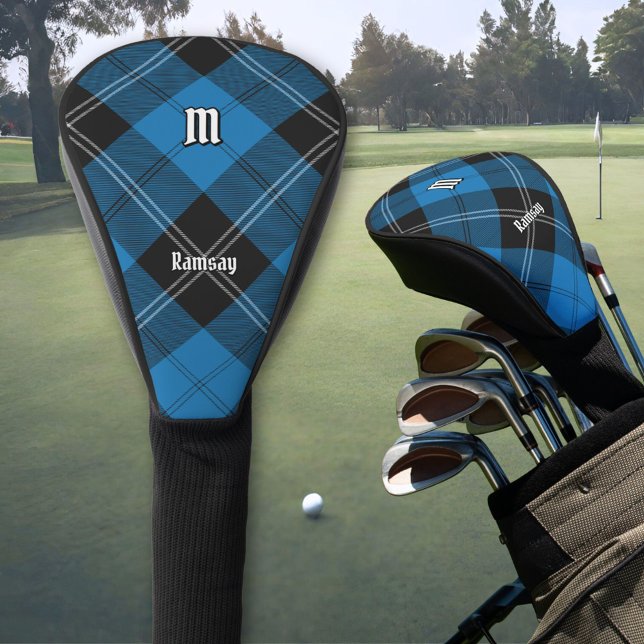 Couvre-club De Golf Clan Ramsay Blue Hunting Tartan (Créateur téléchargé)