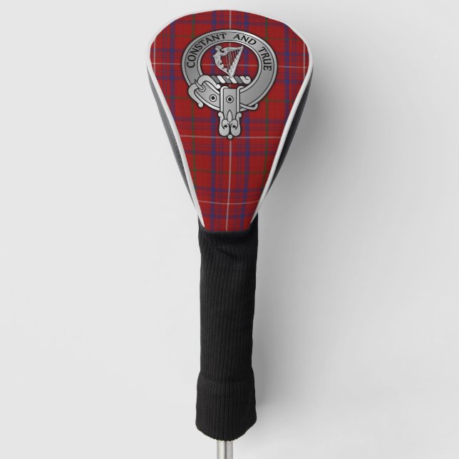 Couvre-club De Golf Clan Rose Crest & Tartan (Devant)