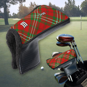 Couvre-club De Golf Clan Scott Red Tartan Golf Head