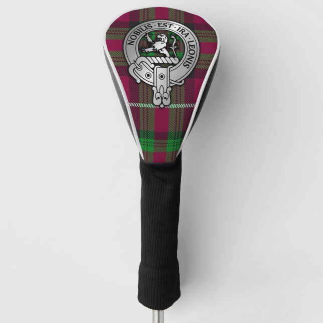 Couvre-club De Golf Clan Stewart | Stuart de Bute Crest & Tartan (Devant)