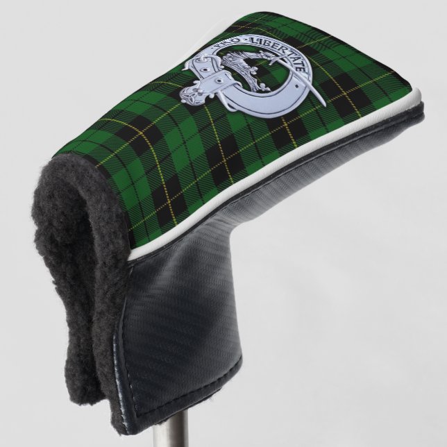 Couvre-club De Golf Clan Wallace Crest & Hunter Tartan (Devant 3/4)