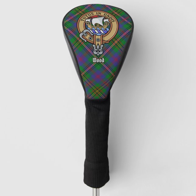 Couvre-club De Golf Clan Wood Crest sur Tartan (Devant)