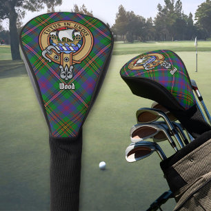 Couvre-club De Golf Clan Wood Crest sur Tartan
