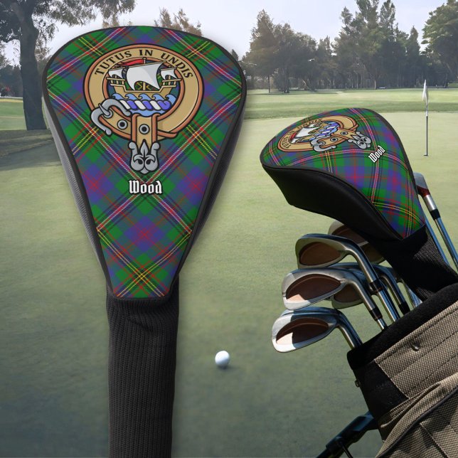 Couvre-club De Golf Clan Wood Crest sur Tartan (Créateur téléchargé)