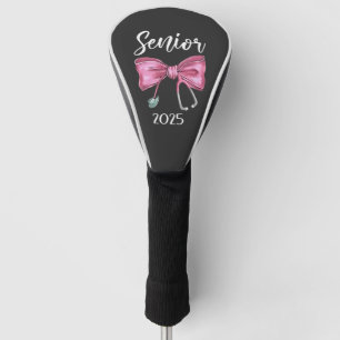 Couvre-club De Golf Classe Coquette Senior 2025 de 2025 de vaches rose