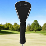 Couvre-club De Golf Classic Élégant Moderne Minimaliste Nom Monogramme<br><div class="desc">Améliorez votre jeu de golf et votre style avec nos Couvertures Monogram Golf Club minimaliste Moderne Classique Élégant. Conçu avec soin, ce club combine harmonieusement sophistication intemporelle et minimalisme contemporain, en faisant un accessoire incontournable pour tout golfeur. Conçues avec précision et attention au détail, ces couvertures de club sont plus...</div>