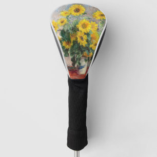Couvre-club De Golf Claude Monet Bouquet de tournesols 1881 Art