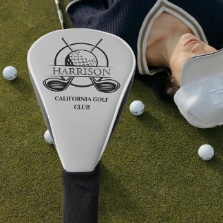 Couvre-club De Golf Club de golf classique avec nom de joueur Golf Hea