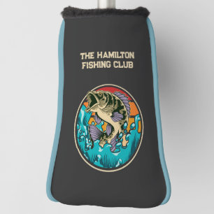 Couvre-club De Golf Club de pêche à la basse à grande bouche Monogramm