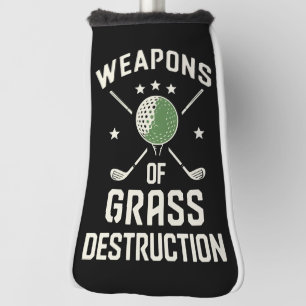 Couvre-club De Golf Clubs de golf de destruction d'herbe Sarcastique
