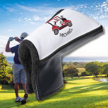 Couvre-club De Golf Clubs de panier personnalisés Nom du monogramme Pu<br><div class="desc">Clubs de panier personnalisés avec nom et putter monogrammé - C'est un cadeau idéal pour tous les amateurs de golf - simple et élégant. Personnalisez-le avec leurs initiales/monogrammes. Si vous avez des questions de conception ou une demande spéciale,  veuillez envoyer un courriel à : charmdesignstudio@rcn.com</div>