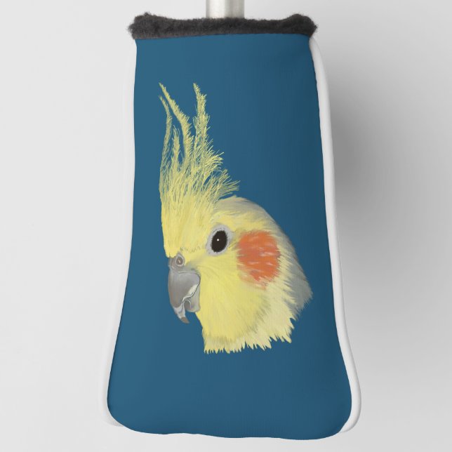 Couvre-club De Golf Cockatiel (Tourné à 90°)
