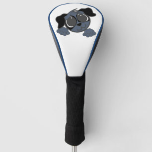 Couvre-club De Golf cocker anglais spaniel bleu roan peeking dessin an