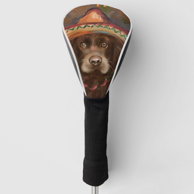 Couvre-club De Golf Cocker Spaniel Américain  (Devant)