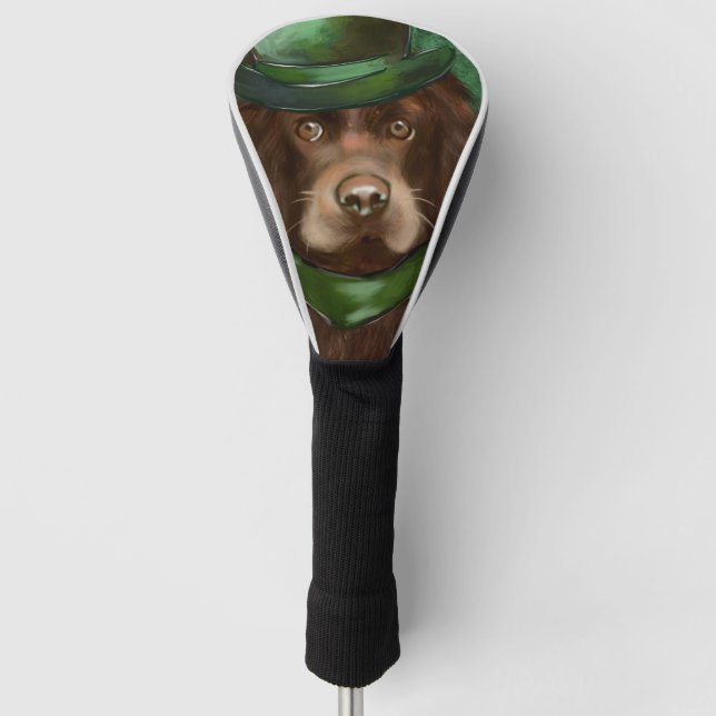 Couvre-club De Golf Cocker Spaniel Américain  (Devant)