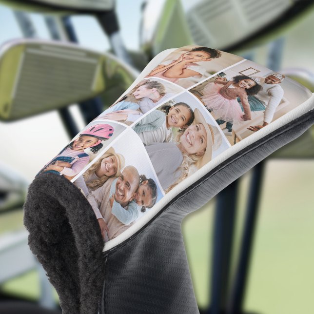 Couvre-club De Golf Collage photo image simple (Photo Collage Simple Picture Golf Head Cover )