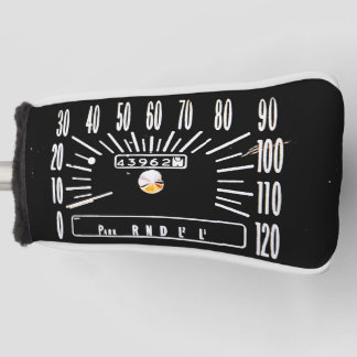 Couvre-club De Golf Compteur de vitesse de voiture classique 1968