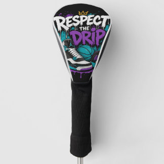 Couvre-club De Golf Conception de basketball Respect The Drip