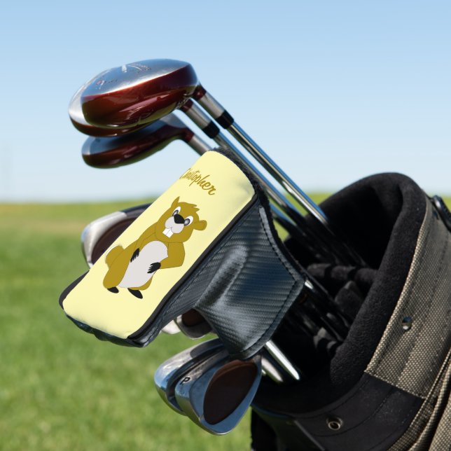 Couvre-club De Golf Conception de castor (In Situ)