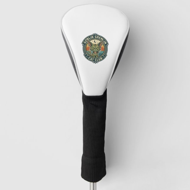 Couvre-club De Golf Conception de chat mignon de lutin gremlin - Gobel (Devant)