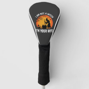 Couvre-club De Golf Conception de chaudron de sorcière de Halloween dr