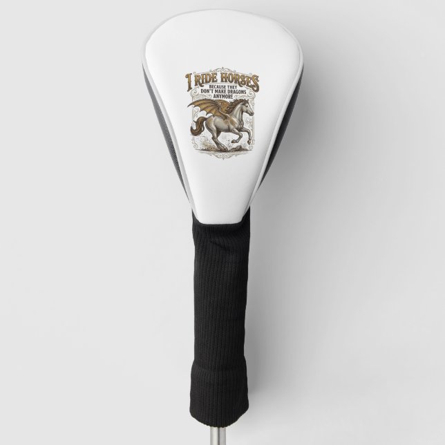 Couvre-club De Golf Conception de chemise de cavalier de fantaisie de  (Devant)