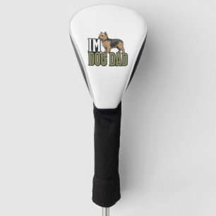 Couvre-club De Golf Conception de chemise de gravure de Terrier de pap