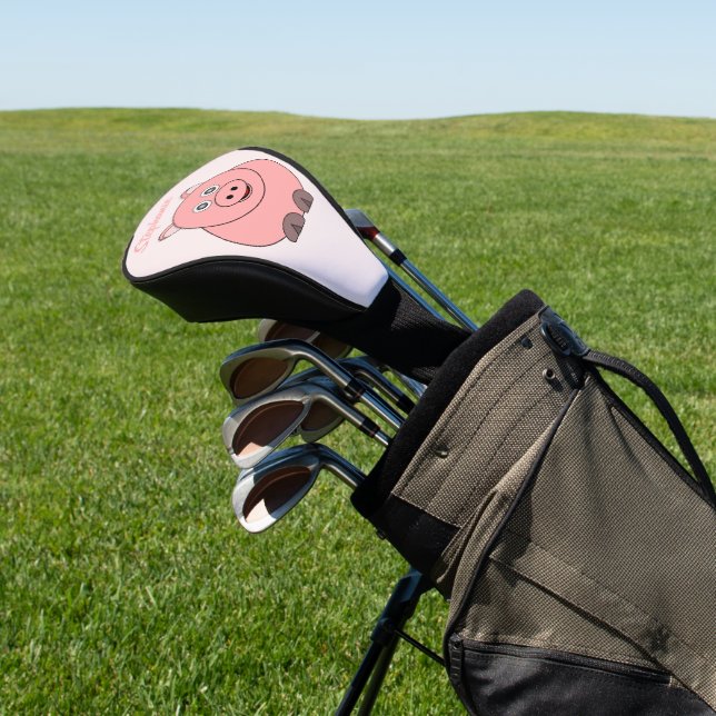 Couvre-club De Golf Conception de cochon (In Situ)