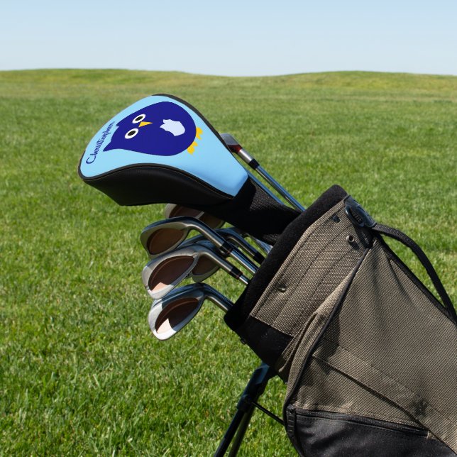 Couvre-club De Golf Conception de hibou bleu (In Situ)