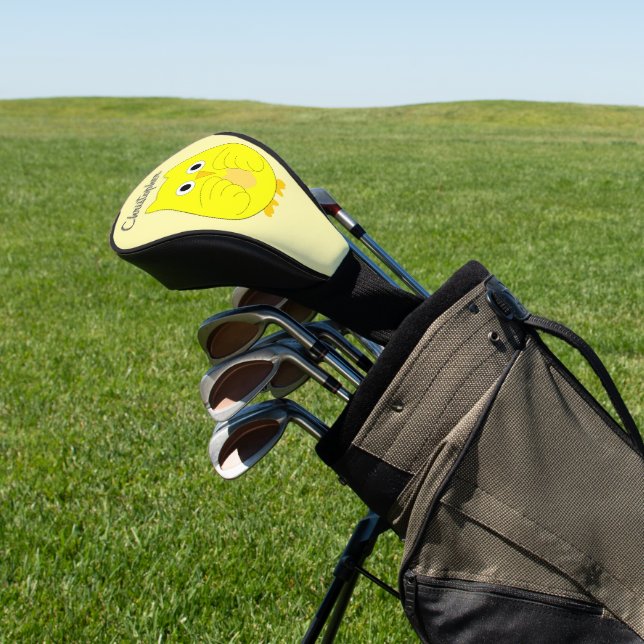 Couvre-club De Golf Conception de hibou jaune (In Situ)